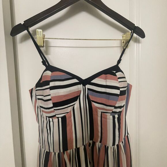 Maurices Women's Striped Casual Button Down Maxi Dress Size M - Picture 6 of 10